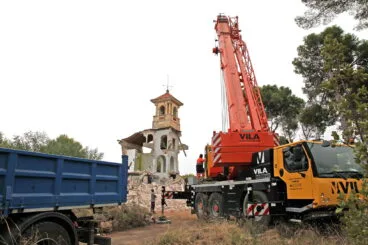 Demolición de la finca señorial de Les Rotes 24