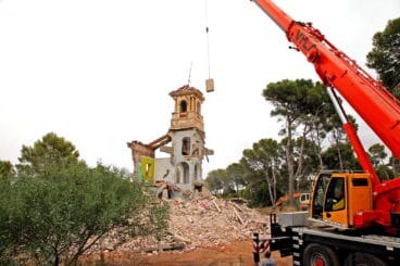 Demolición de la finca señorial de Les Rotes 29