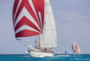 Galvana durante la regata