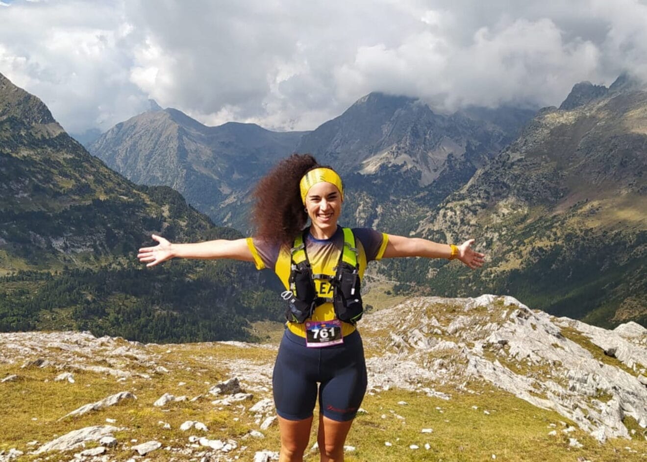Mariona Valor en los Pirineos
