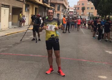Martí Sifre en la prueba de 10 quilómetros de la Volta a Peu de Sueca