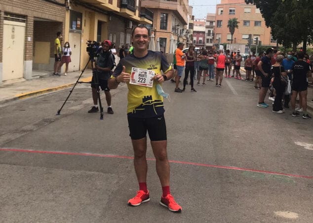 Imagen: Martí Sifre en la prueba de 10 quilómetros de la Volta a Peu de Sueca