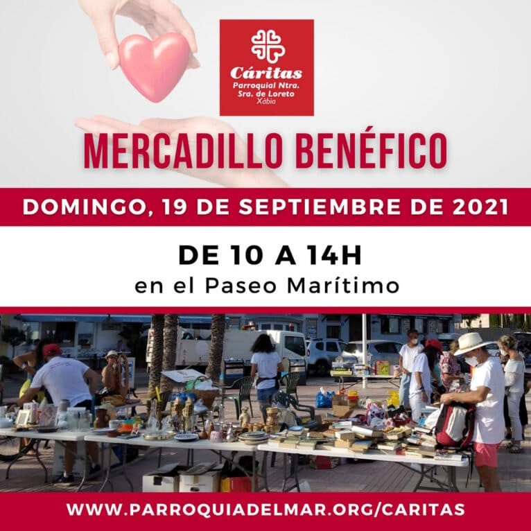 Mercadillo benéfico Cáritas Dénia