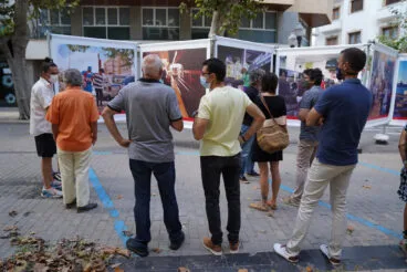 Presentación de la exposición en Dénia | Fotografía de Paula Caballero
