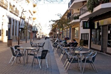 Principio de la calle La Mar