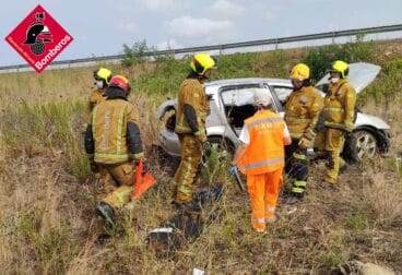 vehiculo accidentado en denia