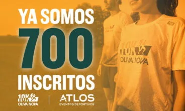 700 inscritos 10k oliva nova