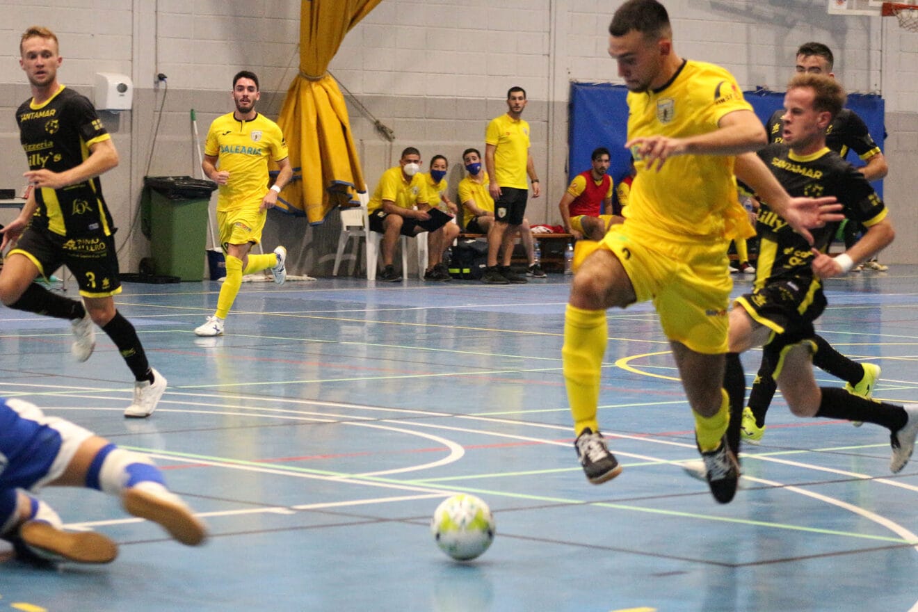 C.F.S. Mar Dénia durante el partido del pasado sábado