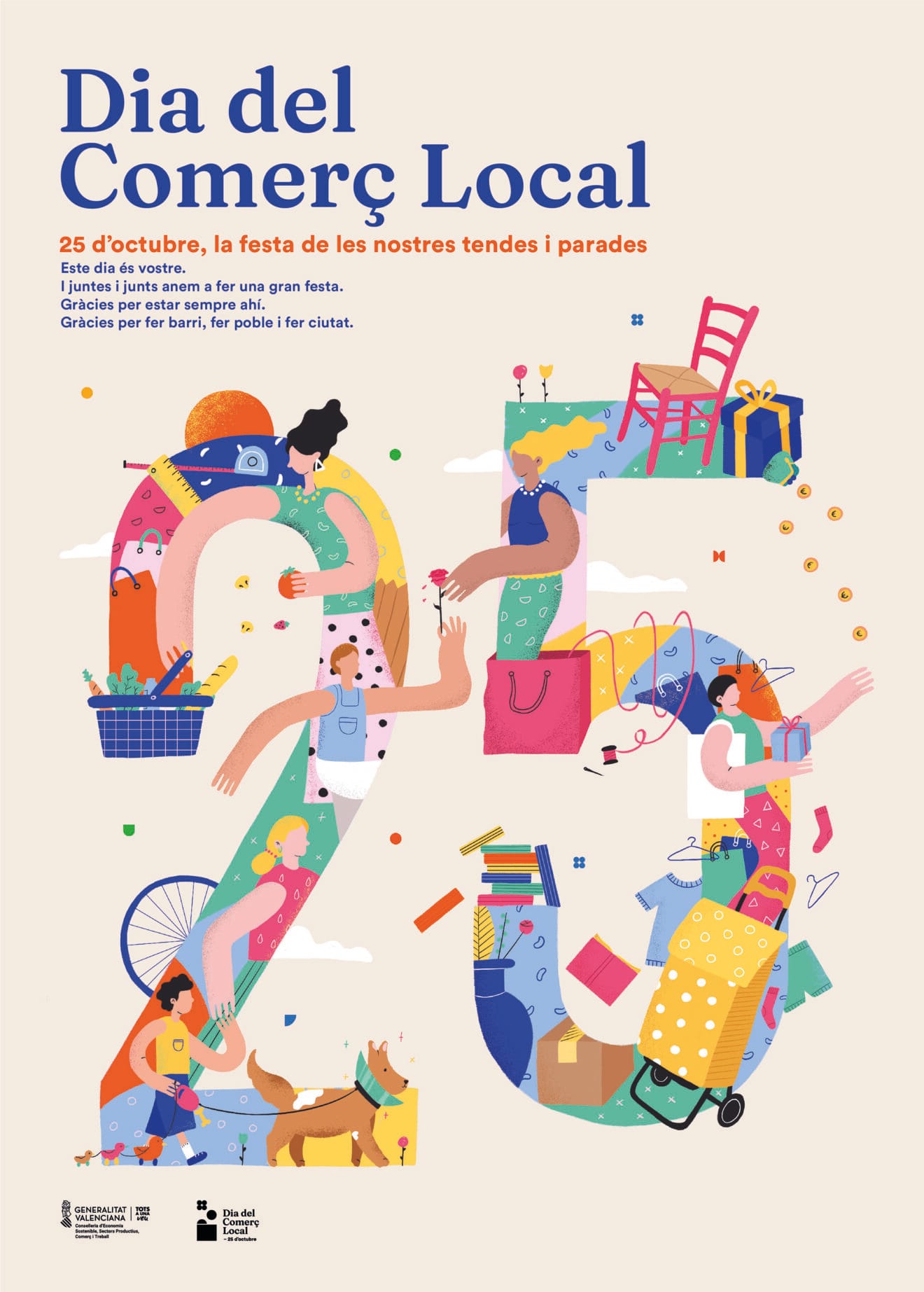 Cartel Dia del comerç