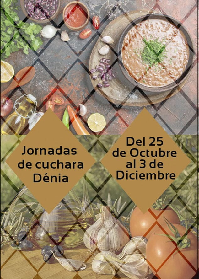 cartel jornadas de la cuchara en denia