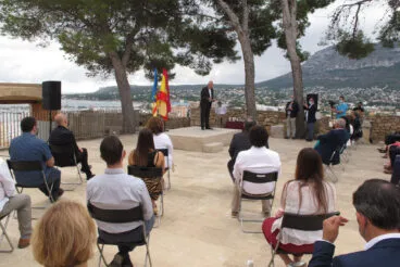 Discurso del alcalde, Vicent Grimalt, durante el acto institucional del Nou d’Octubre