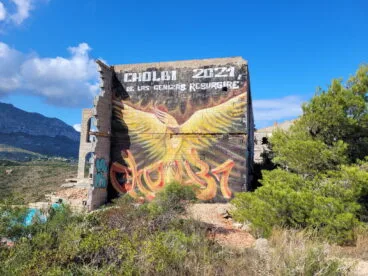 El Pueblo Fantasma de Dénia se llena de murales 01