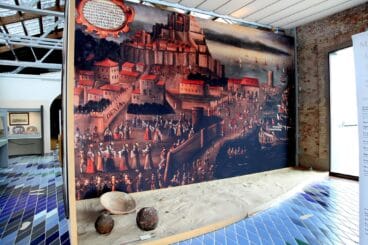 Embarcamiento de los moriscos en el puerto de Dénia, de Vicent Mestre en 1613, olio sobre lienzo