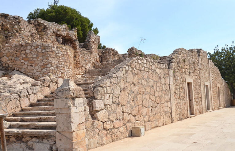 Esplanade des Gouverneurs im Schloss von Dénia