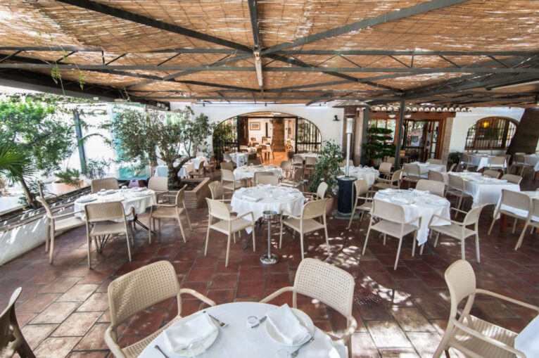 Fantastic terrace of Restaurante Federico