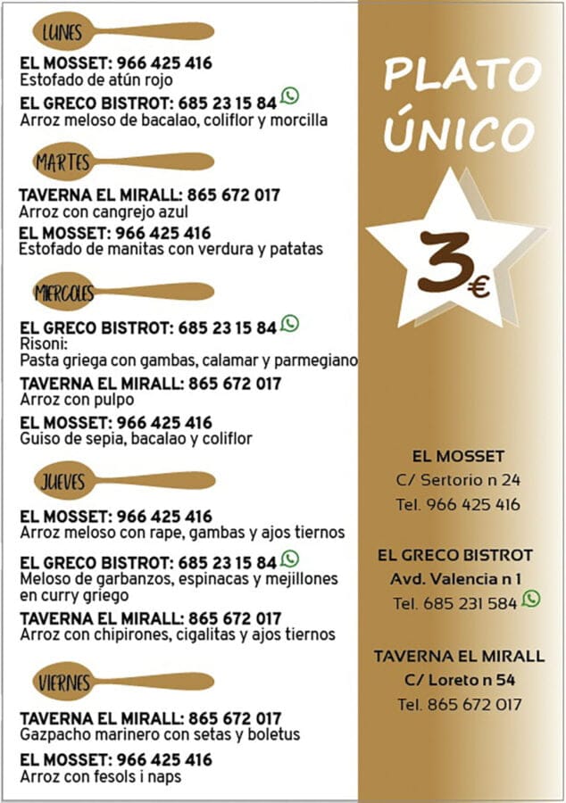 jornadas de la cuchara en denia