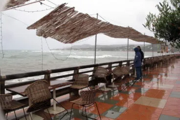 Lluvia durante el fin de semana en Dénia 11