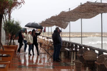 Lluvia durante el fin de semana en Dénia 15
