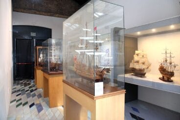 Maqueta del galeón inglés Prince Royal