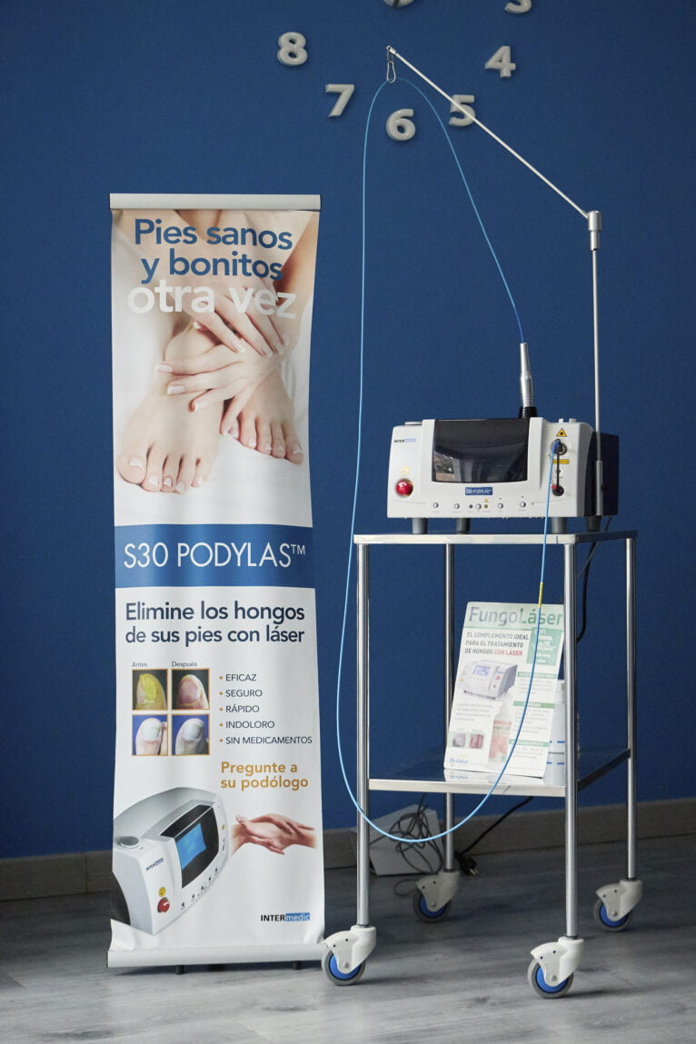 Maquinaria del estudio postural en Clínica Podológica Estévez