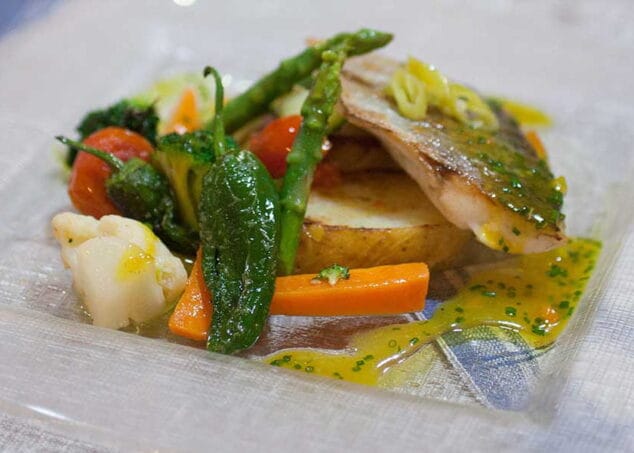 Imagen: Plato del menú diario en L'Hotelet de la Raconà