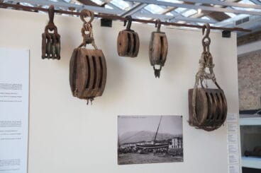 Poleas de madera del siglo XX