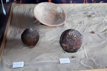 Proyectiles de obús de %22a 32 libras%22