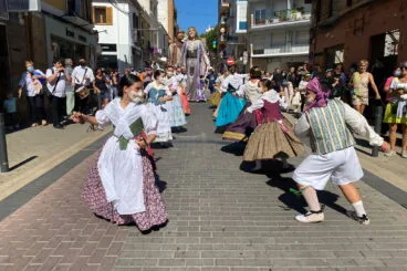 Recorrido de Dianium Dansa en el Nou d’Octubre