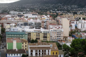 vista des del castell de denia