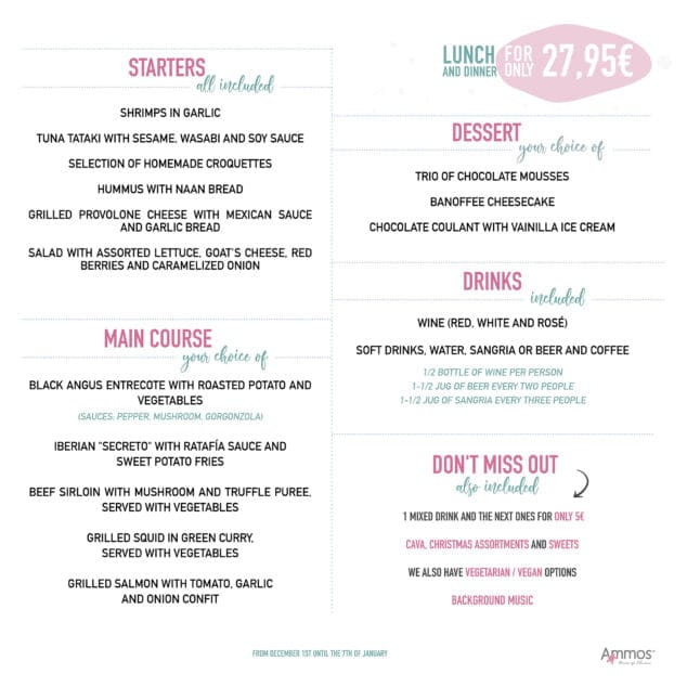 Imagen: Christmas Menu - Ammos