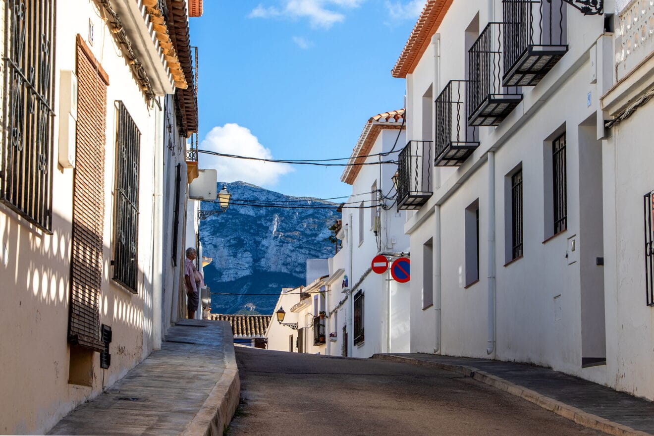 Calle del centro de Dénia