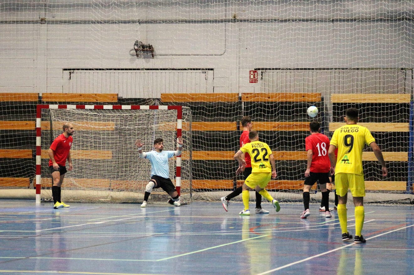 CFS Mar Dénia y CD La Vila FS durante el partido