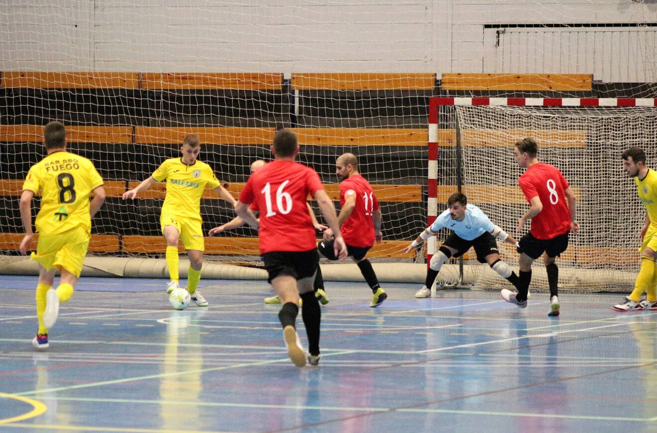 CFS Mar Dénia y CD La Vila FS durante el partido del pasado sábado 27 de noviembre