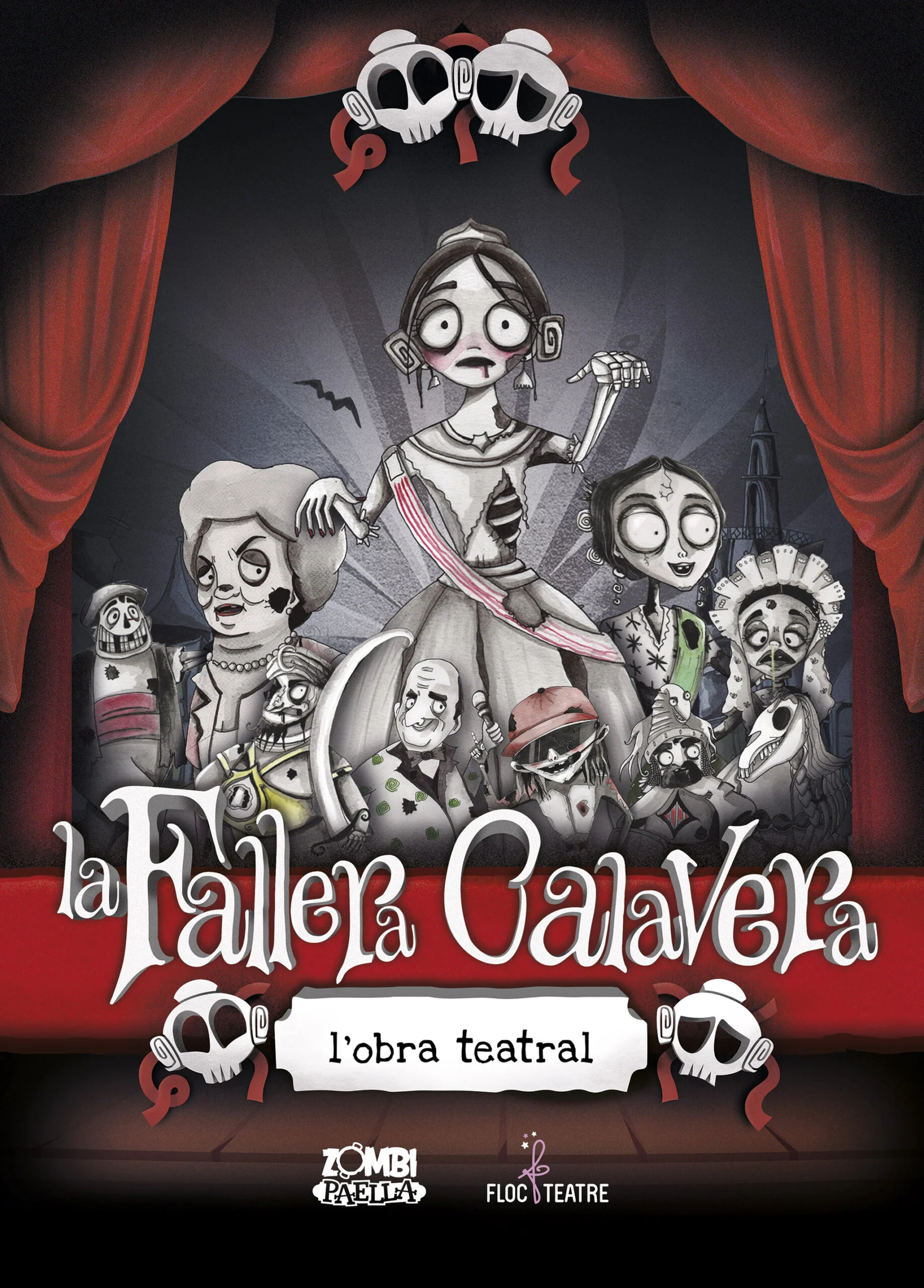 La Fallera Calavera en el Teatre Auditori Centre Social de Dénia