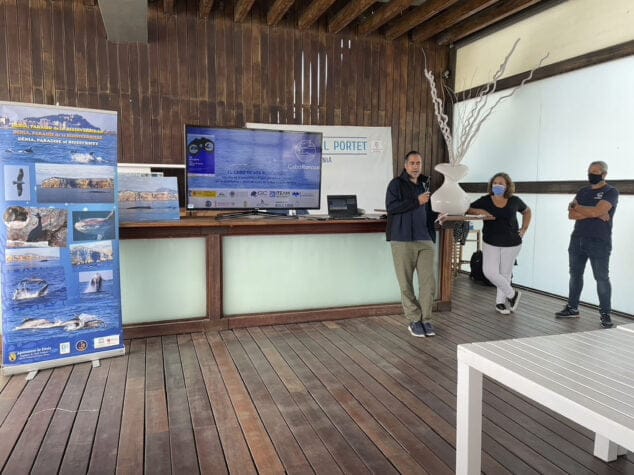 Imagen: Marina El Portet acoge las conclusiones del estudio de los Rorcuales