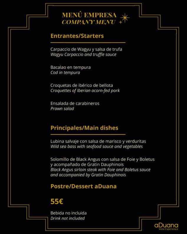 Imatge: Menú d'empreses a Duana