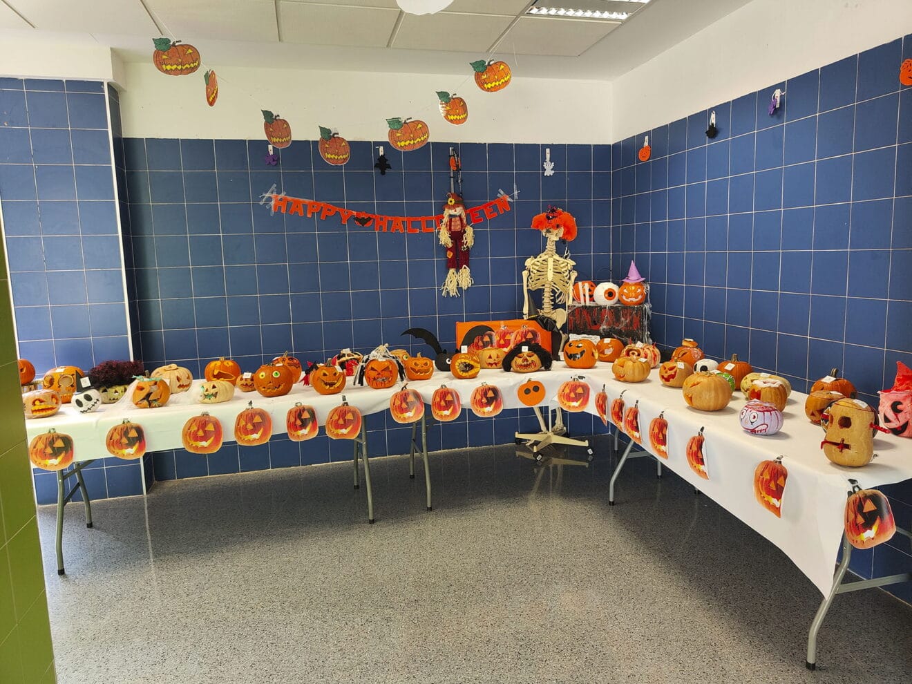Muestra de calabazas en IES Sorts de la Mar
