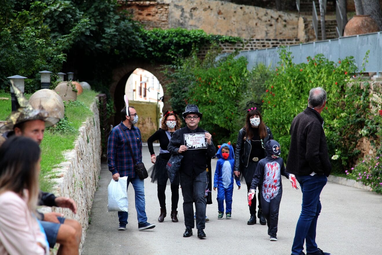 Participantes en el Castillo del Terror de Dénia