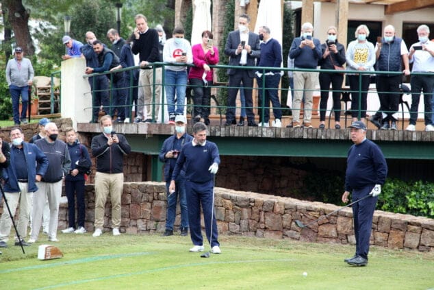 partida de golf en la sella golf