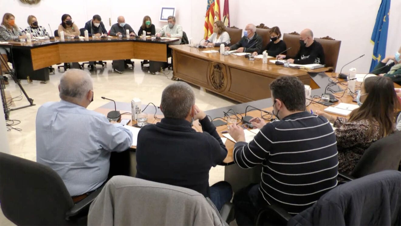 Pleno ordinario de noviembre 2021 en Dénia