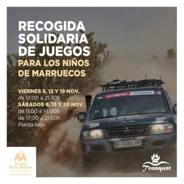 Recogida solidaria de juegos para colegios marroquíes en Portal de la Marina