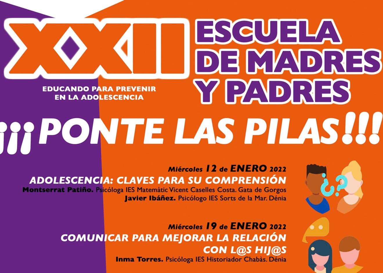 22 edición de la Escuela de padres y madres