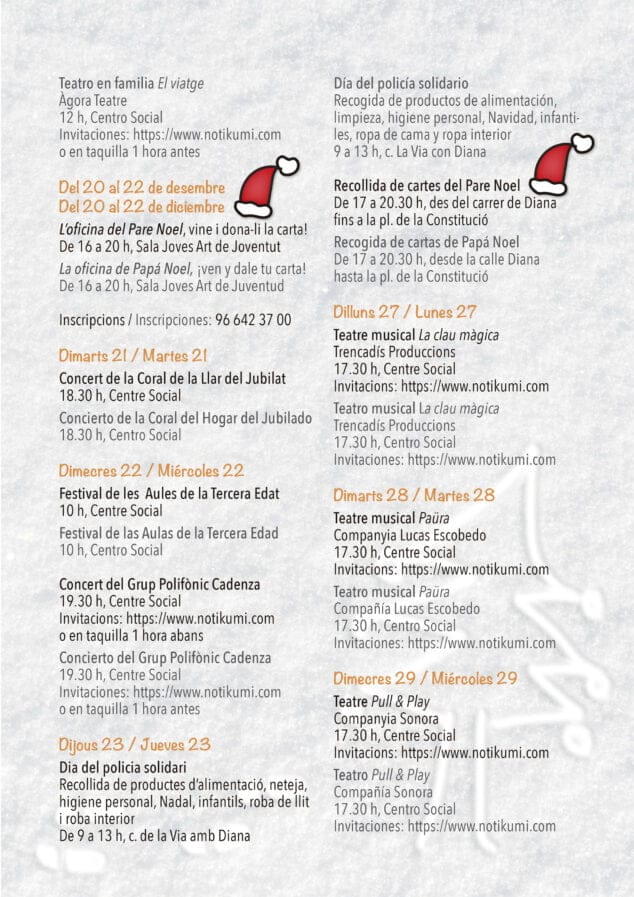 Papá Noel y Reyes Magos se darán cita en Dénia: una Navidad «como las de antes» 4 actividades de navidad en denia