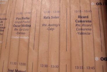 Actos del D*na Restaurant de la mañana del domingo 20