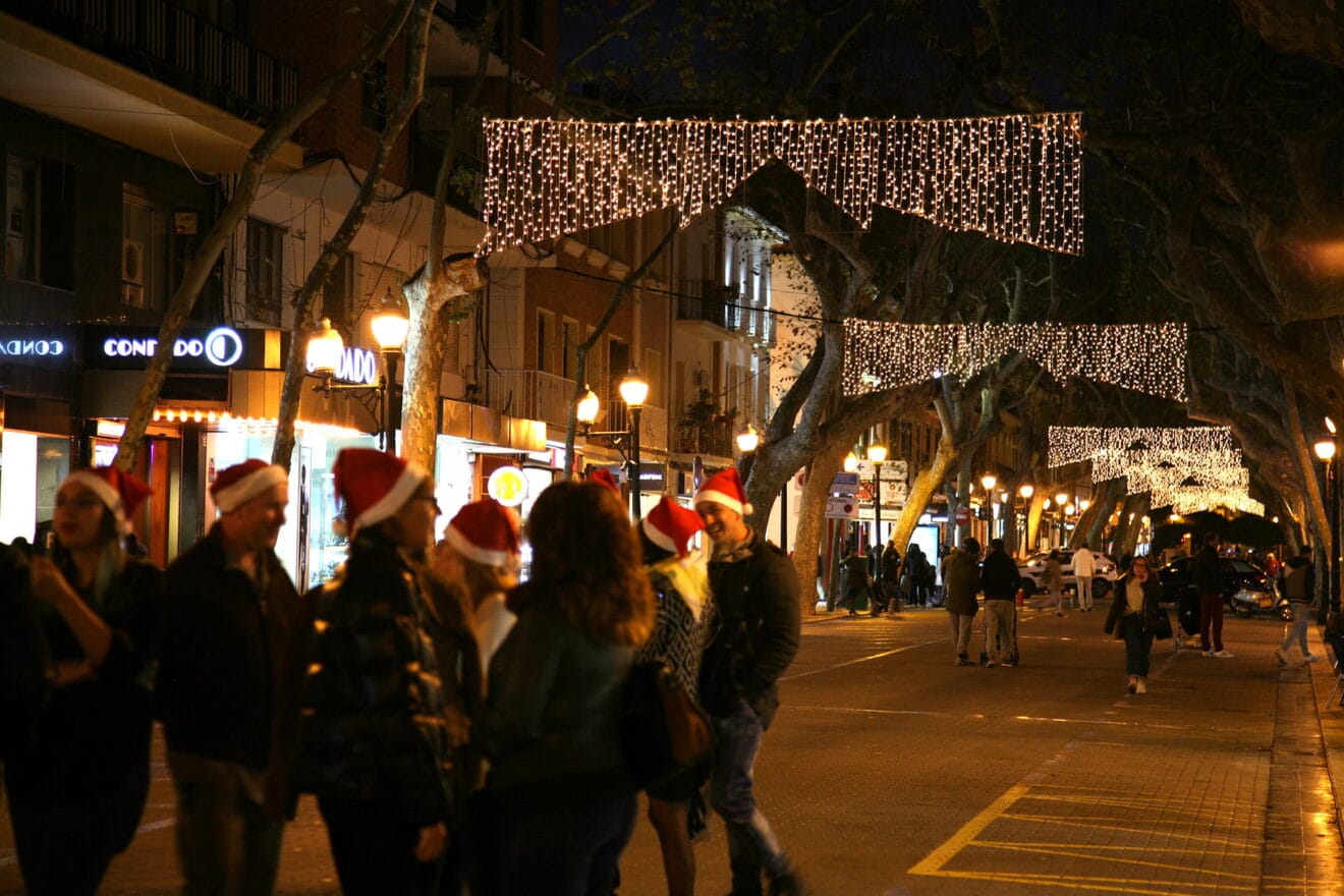 Ambiente de Navidad en Marqués de Campo