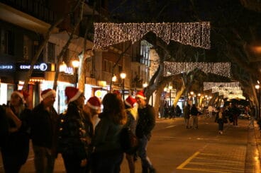 ambiente de navidad en marques de campo