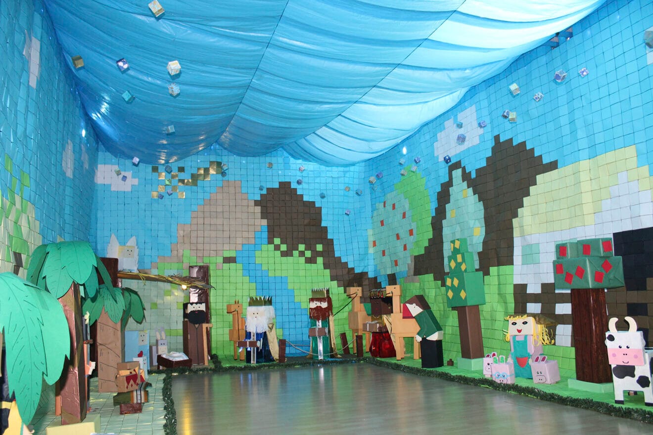 Belén del colegio Cervantes