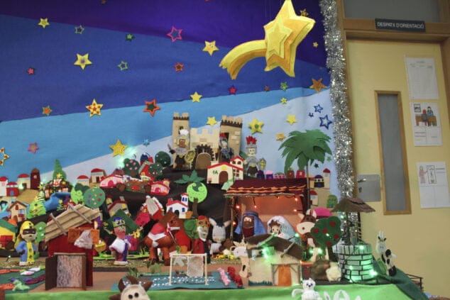 Imagen: Belén del colegio Montgó