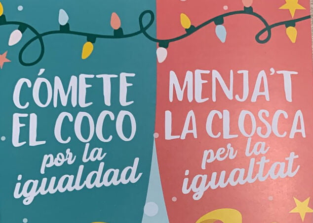 Imagen: Campaña 'Cómete el coco' por la igualdad dirigida a los niños y niñas de Dénia
