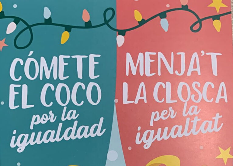 Campaña 'Cómete el coco' por la igualdad dirigida a los niños y niñas de Dénia